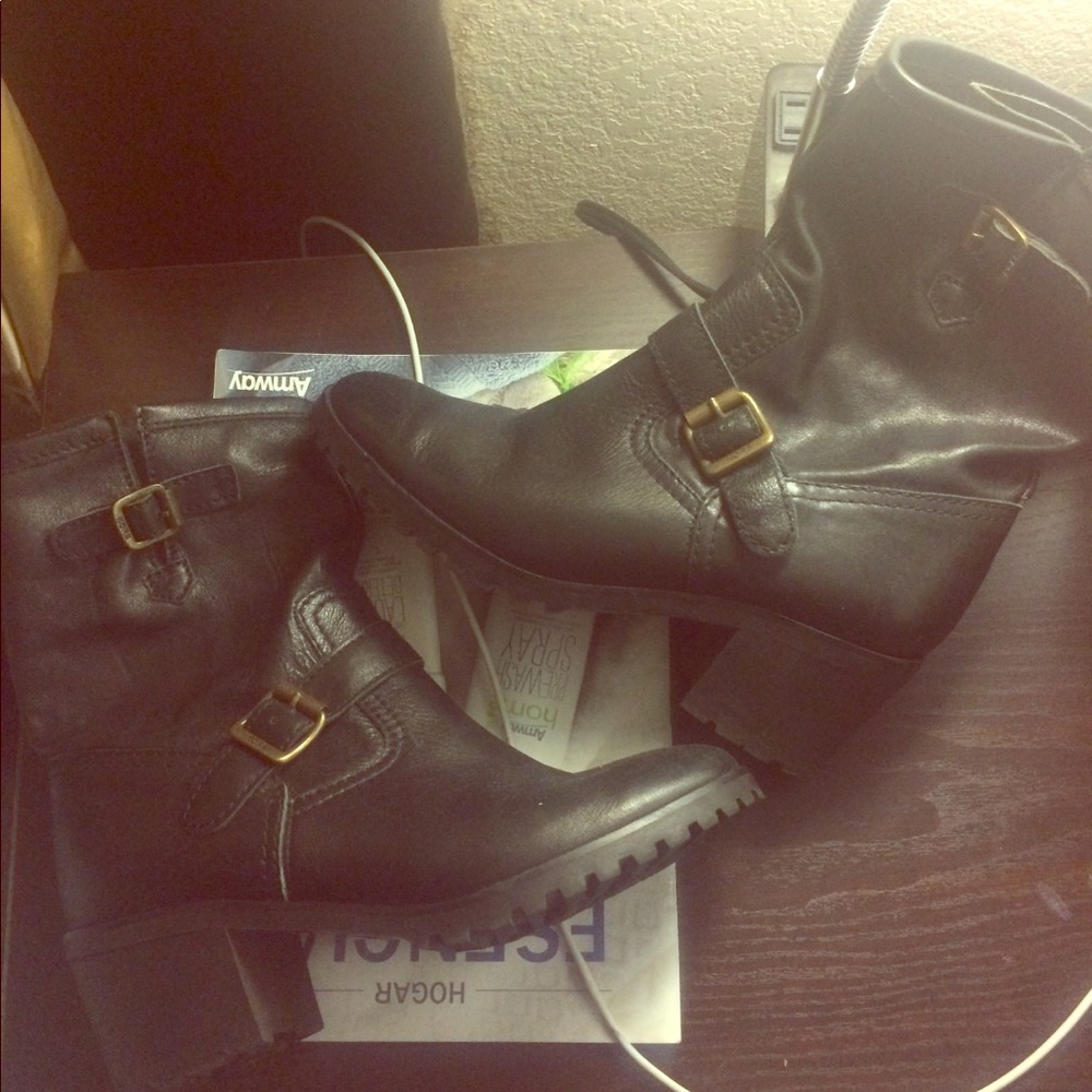 Michael Kors combat booties
